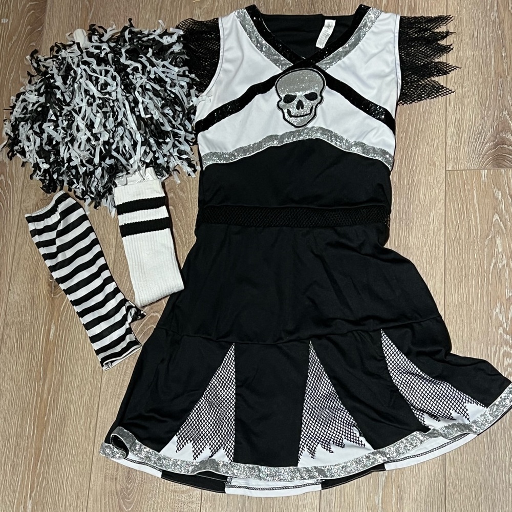 Ra Ra Rebel Cheerleader Girls Costume